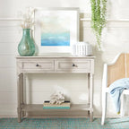 SAFAVIEH Tinnie 2-Drawer Console Table - 36 W x 13 L x 29.5 H - 36Wx13Dx30H