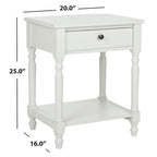 SAFAVIEH Wendel Accent Table - 20 x 16 x 25 - 20Wx16Dx25H