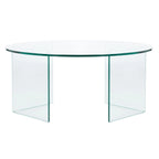 SAFAVIEH Annice Tempered Glass Coffee Table - 35 W x 35 D x 16 H - 35Wx35Dx16H