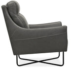 Hooker Furniture Efron 28 Wide Contemporary Semi-Aniline Leather