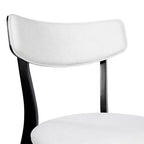Chaises de salle à manger GDFStudio Crystal Mid Century Modern en tissu (lot de 2)