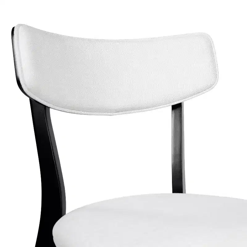 Chaises de salle à manger GDFStudio Crystal Mid Century Modern en tissu (lot de 2)
