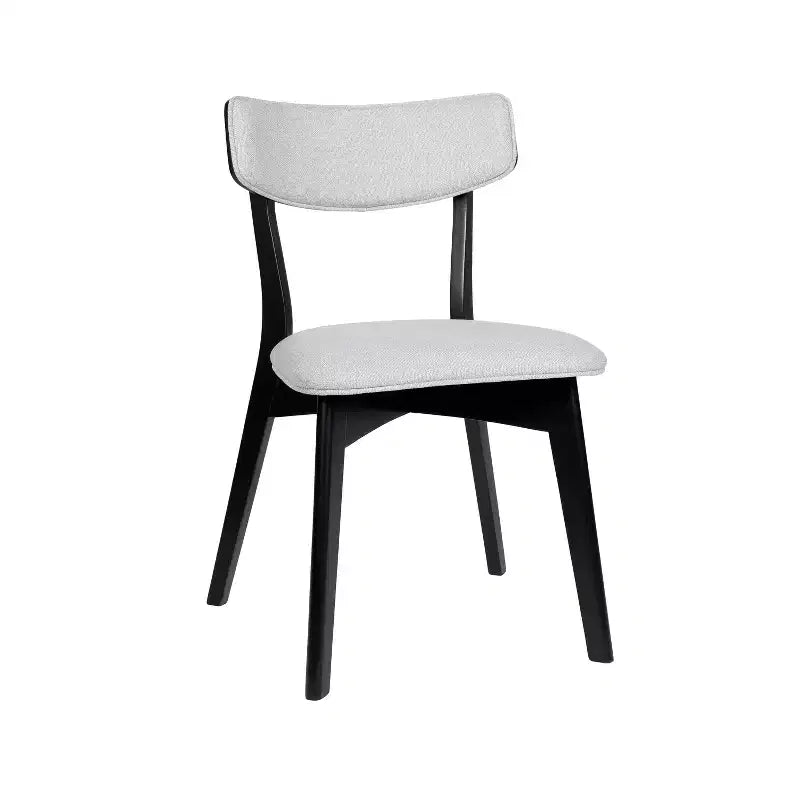 Chaises de salle à manger GDFStudio Crystal Mid Century Modern en tissu (lot de 2)