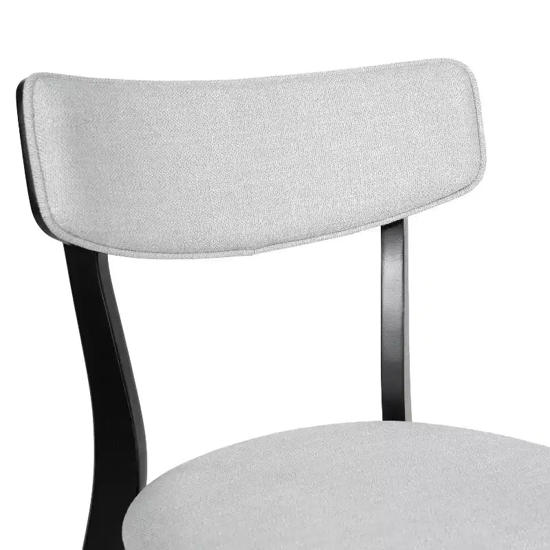 Chaises de salle à manger GDFStudio Crystal Mid Century Modern en tissu (lot de 2)