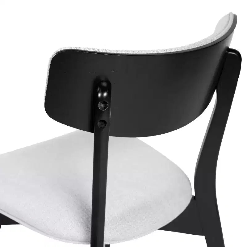 Chaises de salle à manger GDFStudio Crystal Mid Century Modern en tissu (lot de 2)