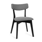 Chaises de salle à manger GDFStudio Crystal Mid Century Modern en tissu (lot de 2)