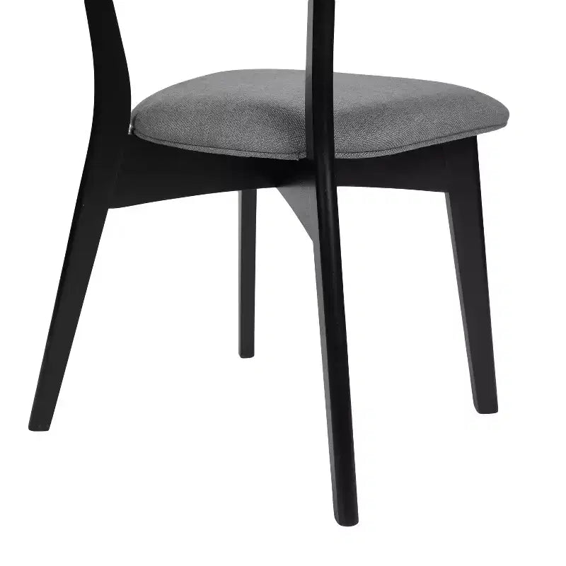 Chaises de salle à manger GDFStudio Crystal Mid Century Modern en tissu (lot de 2)