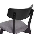 Chaises de salle à manger GDFStudio Crystal Mid Century Modern en tissu (lot de 2)