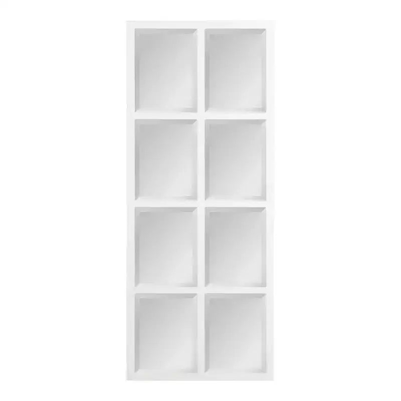 Miroir mural à carreaux Stryker 17x42 de Kate & Laurel All Things Decor - Bois