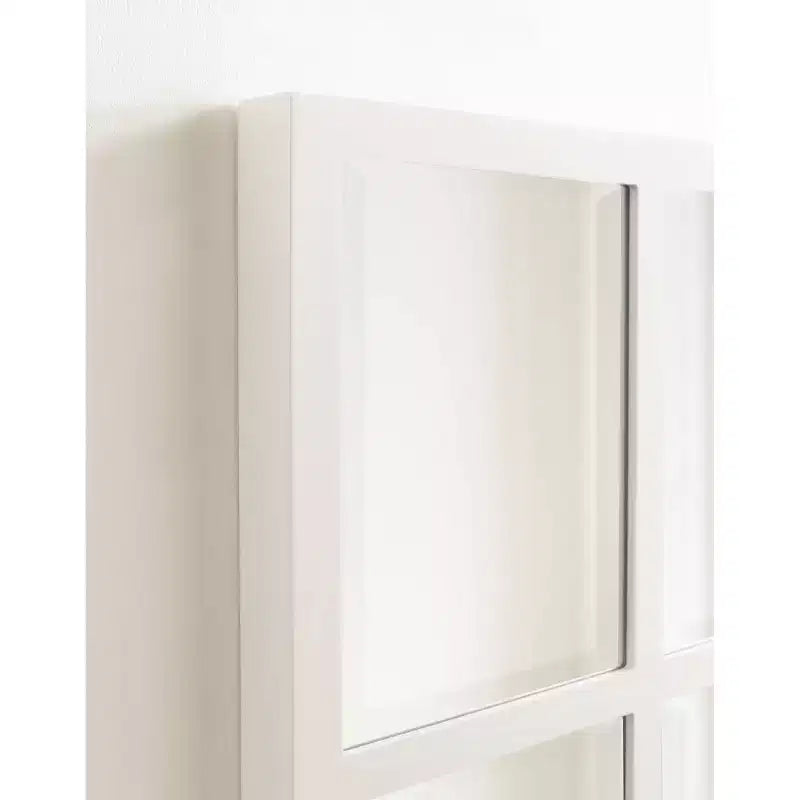 Miroir mural à carreaux Stryker 17x42 de Kate & Laurel All Things Decor - Bois
