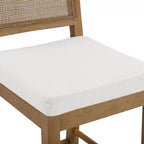 Nathan James Lot de 2 tabourets de bar hauteur comptoir en bouclette Bailey