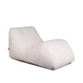 Big Joe Delmont Lounger, Foam Filled Bean Bag Chair, Vegan Leather or Boucle, All Ages