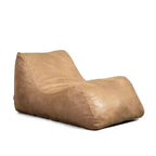 Grand transat Big Joe Delmont, pouf garni de mousse, cuir végétalien ou bouclé, pour tous les âges