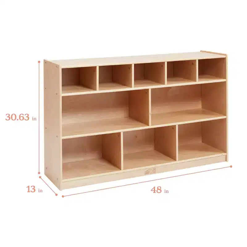 Meuble de rangement mobile à 10 casiers ECR4Kids, mobilier de salle de classe