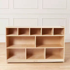 Meuble de rangement mobile à 10 casiers ECR4Kids, mobilier de salle de classe