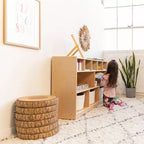 Meuble de rangement mobile à 10 casiers ECR4Kids, mobilier de salle de classe