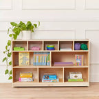 Meuble de rangement mobile à 10 casiers ECR4Kids, mobilier de salle de classe
