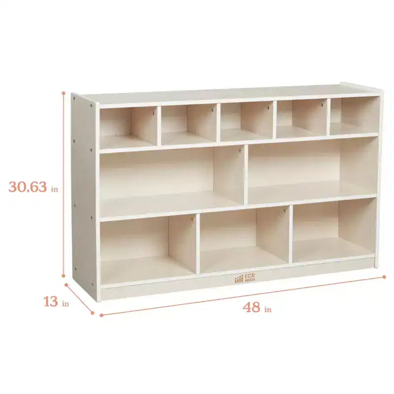 Meuble de rangement mobile à 10 casiers ECR4Kids, mobilier de salle de classe