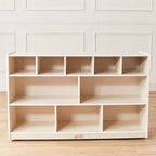 Meuble de rangement mobile à 10 casiers ECR4Kids, mobilier de salle de classe