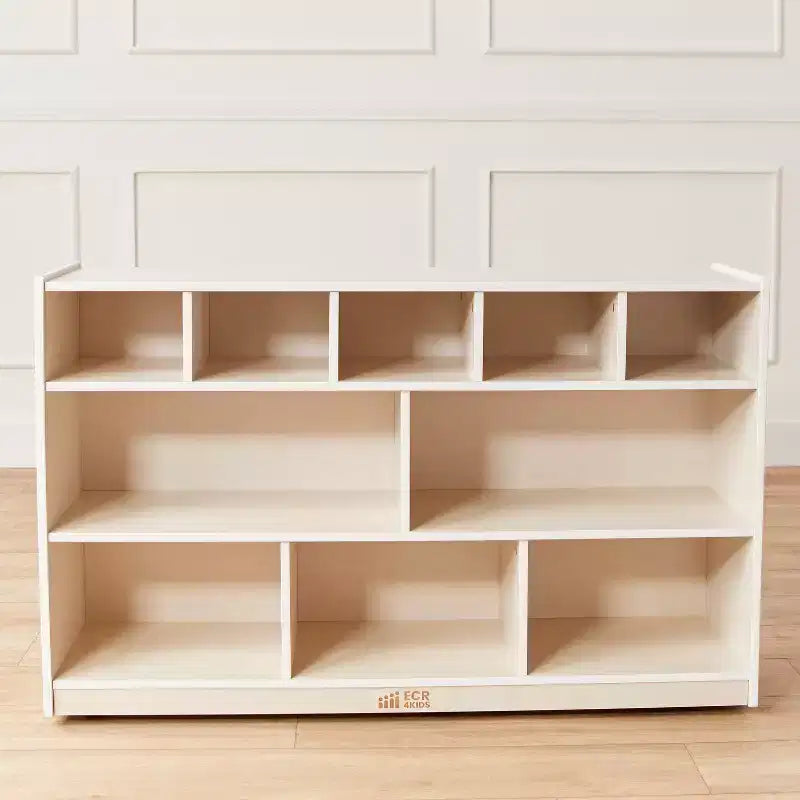 Meuble de rangement mobile à 10 casiers ECR4Kids, mobilier de salle de classe