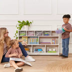 Meuble de rangement mobile à 10 casiers ECR4Kids, mobilier de salle de classe