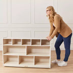 Meuble de rangement mobile à 10 casiers ECR4Kids, mobilier de salle de classe