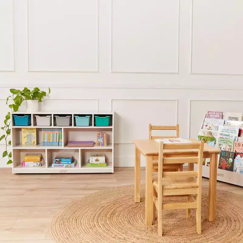 Meuble de rangement mobile à 10 casiers ECR4Kids, mobilier de salle de classe