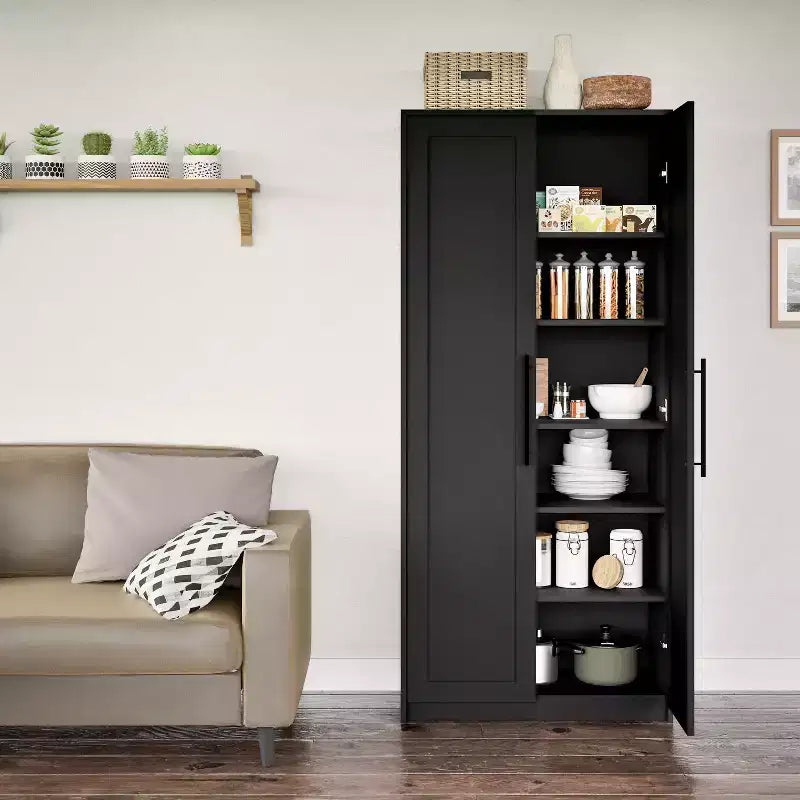 Armoire de rangement d'intérieur haut de gamme Prepac Elite à 5 tablettes