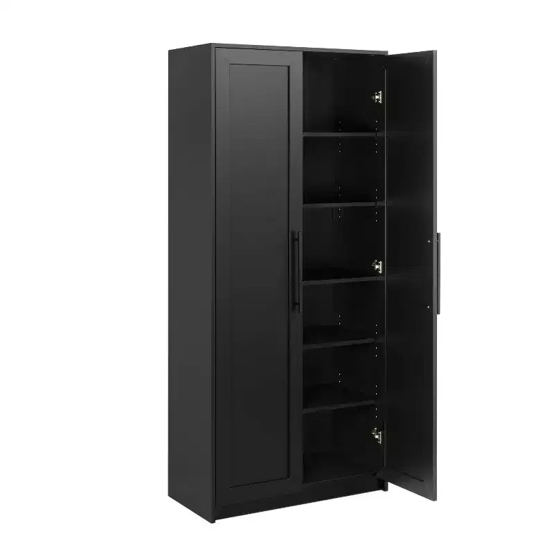 Armoire de rangement d'intérieur haut de gamme Prepac Elite à 5 tablettes