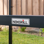 Chariot de préparation de barbecue Nexgrill en acier inoxydable avec double étagère
