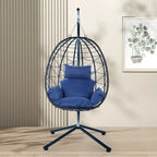 Fauteuil suspendu en osier imperméable