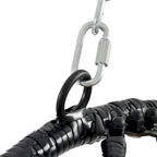 Fauteuil suspendu en osier imperméable
