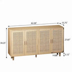 62.20 Buffet moderne avec rangement et porte - S.O.