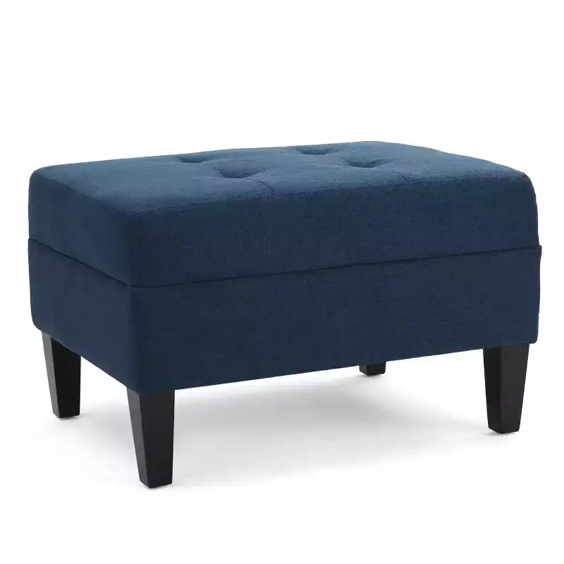 Christopher Knight Home Zahra Pouf capitonné en tissu contemporain