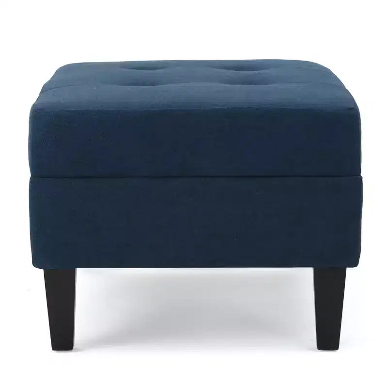 Christopher Knight Home Zahra Pouf capitonné en tissu contemporain