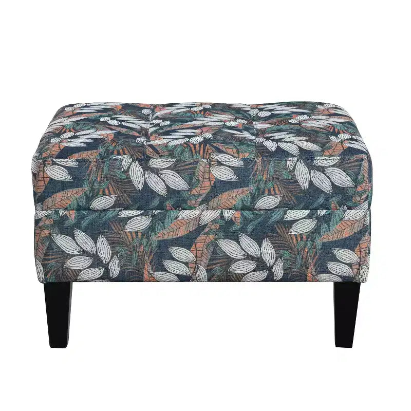 Christopher Knight Home Zahra Pouf capitonné en tissu contemporain