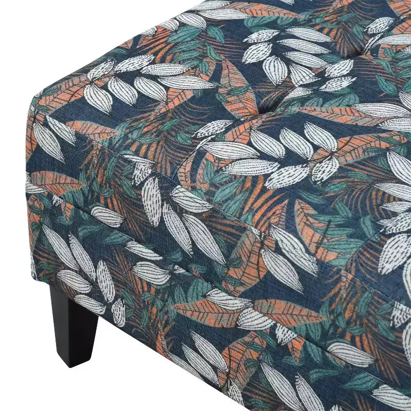 Christopher Knight Home Zahra Pouf capitonné en tissu contemporain
