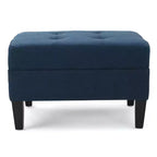 Christopher Knight Home Zahra Pouf capitonné en tissu contemporain