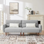 GEITIN Canapé-Lit Futon Convertible avec 2 Oreillers