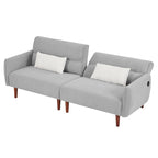 GEITIN Canapé-Lit Futon Convertible avec 2 Oreillers