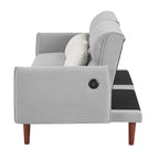 GEITIN Canapé-Lit Futon Convertible avec 2 Oreillers