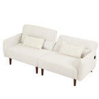 GEITIN Canapé-Lit Futon Convertible avec 2 Oreillers