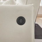 GEITIN Canapé-Lit Futon Convertible avec 2 Oreillers