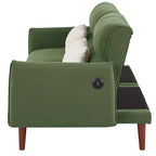 GEITIN Canapé-Lit Futon Convertible avec 2 Oreillers