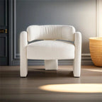 Boucle Upholstery Accent Chair