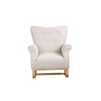 Fauteuil à bascule, Fauteuil d'appoint rembourré pour chambre de bébé, salon, petit fauteuil à bascule contemporain, fauteuil à accoudoirs rembourré pour enfants