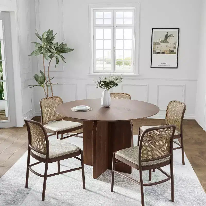 Dovelina Dining Table Modern Wood Kitchen Table Dining Room Table