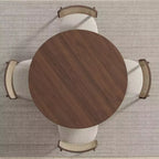 Dovelina Table de Salle à Manger Table de Cuisine Moderne en Bois Table de Salle à Manger