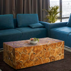 Table basse Akar en bois de teck rustique Chic Teak