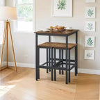 Table de bar, Table haute, Table de comptoir, Table carrée, Table haute, Petite table de cuisine pour 2, Table basse, Table de bar hauteur comptoir